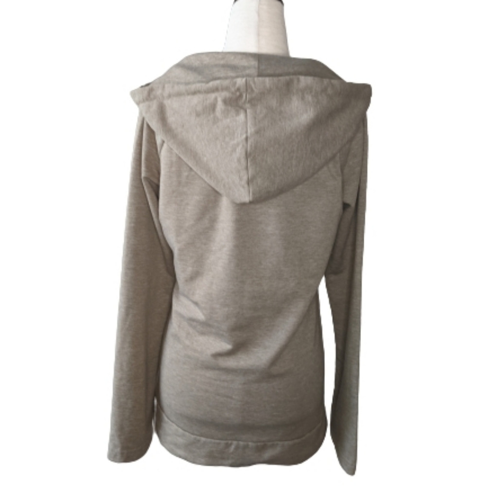 Roxy Embroidered V Neck Hoodie Sz M - Picture 7 of 10
